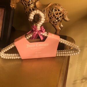 Juicy Couture Pearl and Pink Ribbon Closet Hangers